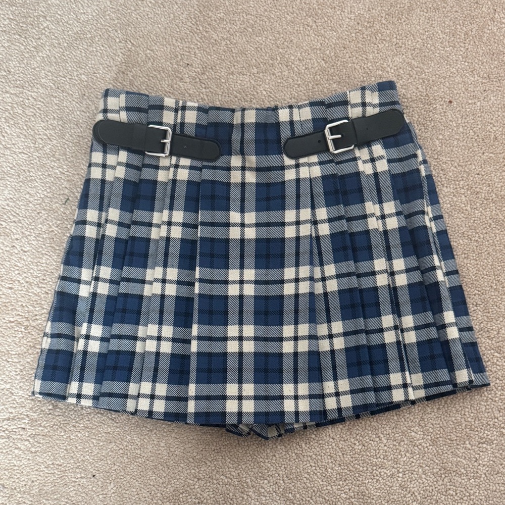 Zara Plaid Skort